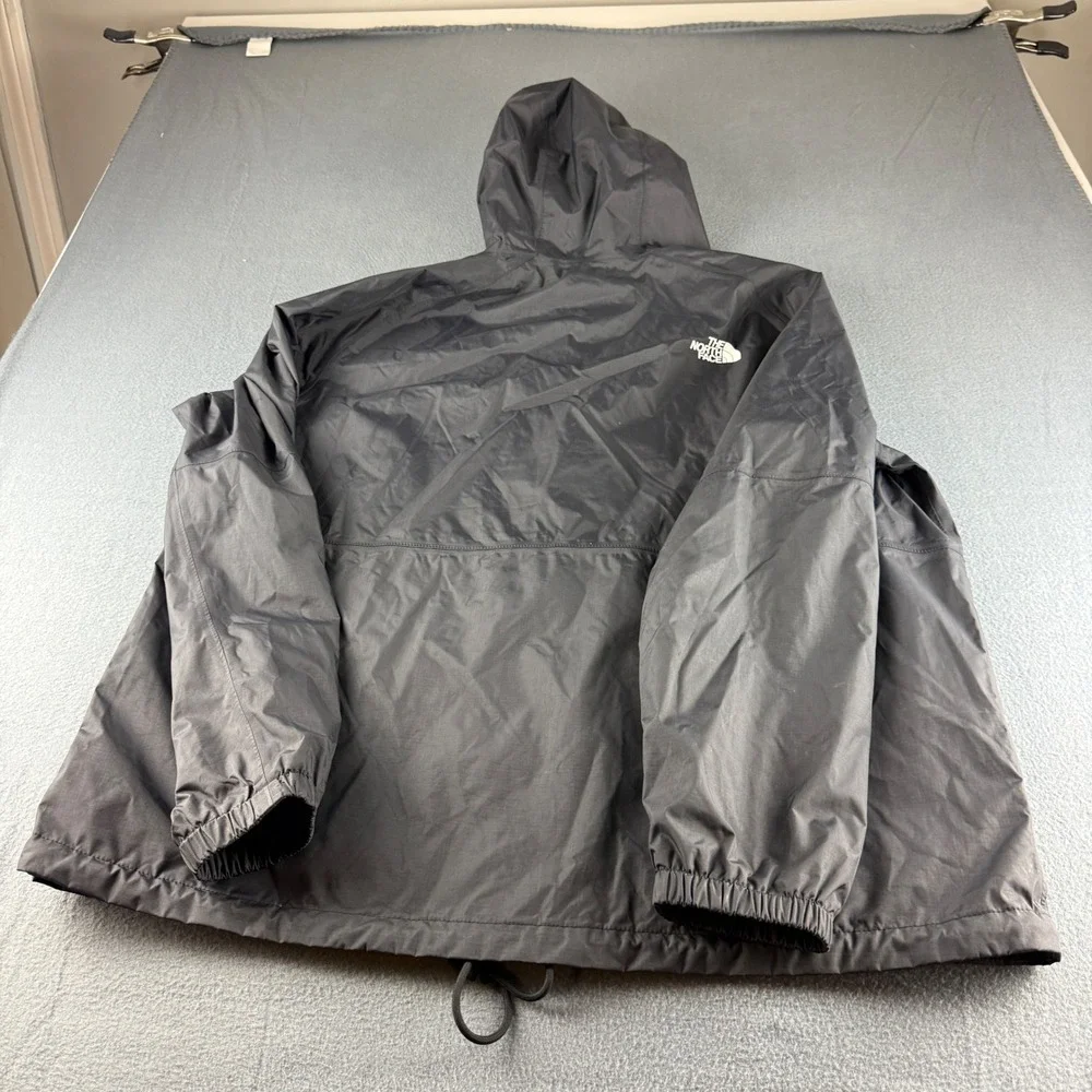 The North Face Antora Jacket Men's 2XL Black DryVent Hooded Rain Windbreaker